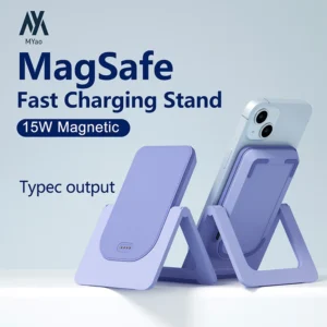 Support de chargeur magnétique sans fil double face, 15W, sortie de type C pour iPhone 15, 14, 13, 12 Pro Max, Android, multi-appareils, station S6