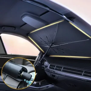 Pare-soleil de voiture, pare-brise pliant, Type de parapluie, pare-soleil pour fenêtre de voiture, accessoires de Protection solaire d'été